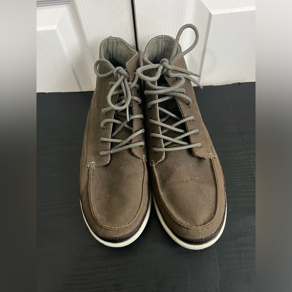 OLUKAI Nalukai Kapa Boot Men's Lace-Up Chukka Ankle Boots 10377-TZ3D Brown - Picture 2 of 12